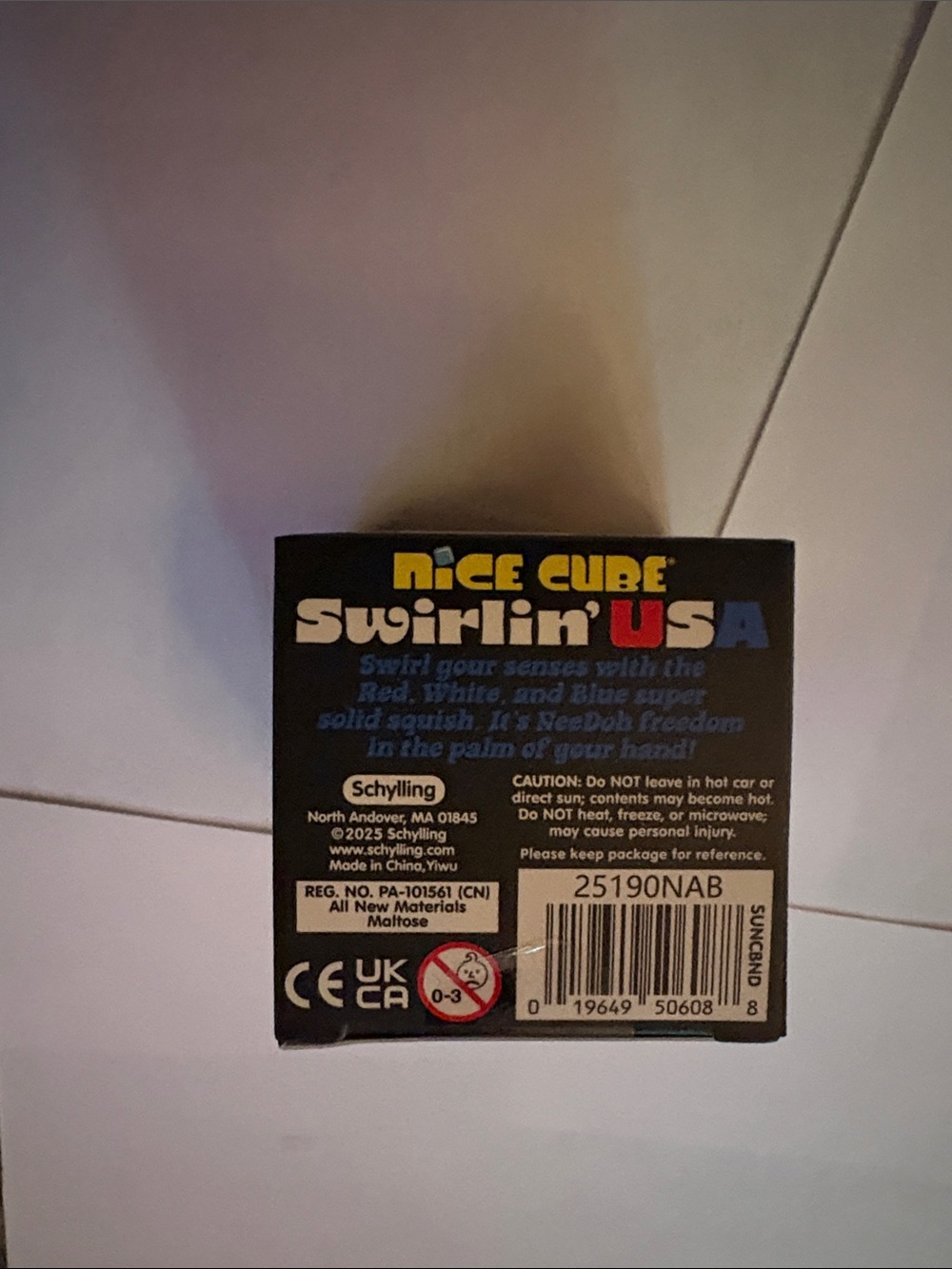 Nice Cube Swirlin' USA Solid Squish - Blue & Red - Picture 3 of 6